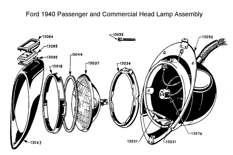 Wiring Diagram PDF: 1940 Ford Wiring Schematic